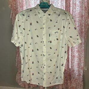 Penguin Men's Barbecue Button Down Shirt Large